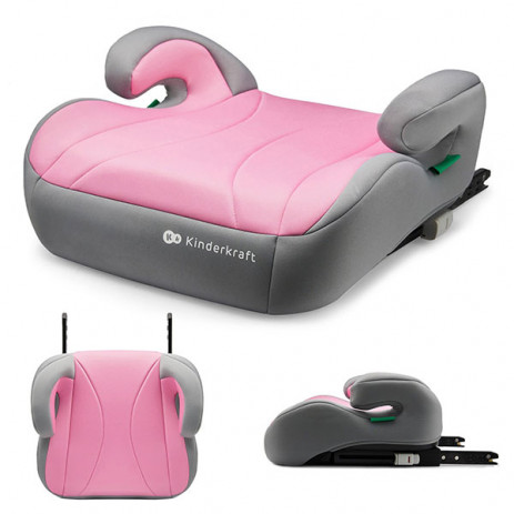 KinderKraft Седалка за кола i-Size (135-150 см) I-BOOST Pink от Пакостник