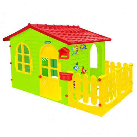 Mochtoys Къща с ограда и дъска за рисуване 12243 от Пакостник