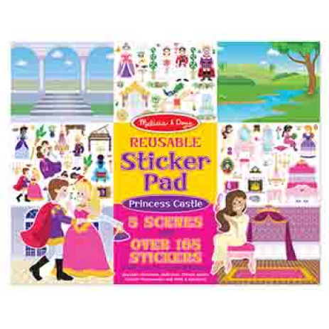 Melissa & Doug Стикери за многократна употреба ЗАМЪК ПРИНЦЕСИ от Пакостник