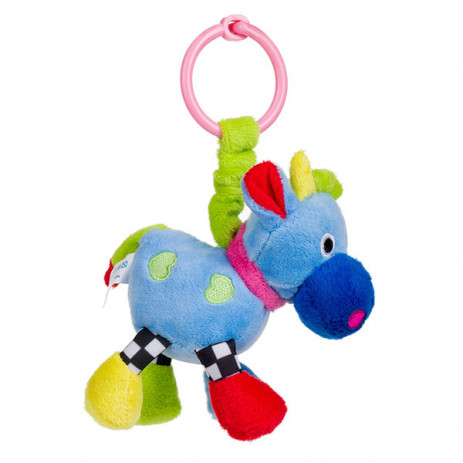Canpol babies Мека дрънкаща играчка CRAZY ANIMALS 0м+ Кравичка 2/284C от Пакостник