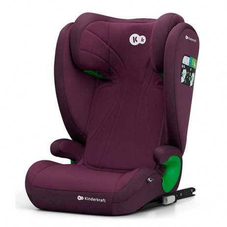 KinderKraft Стол за кола i-Size (100-150 см) JUNIOR FIX 2 Cherry Pearl от Пакостник