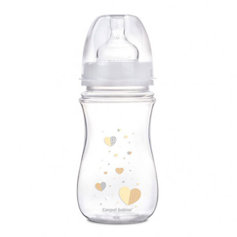 Canpol babies Шише антиколик с широко гърло NEWBORN 240 мл Бежово 35/217 от Пакостник