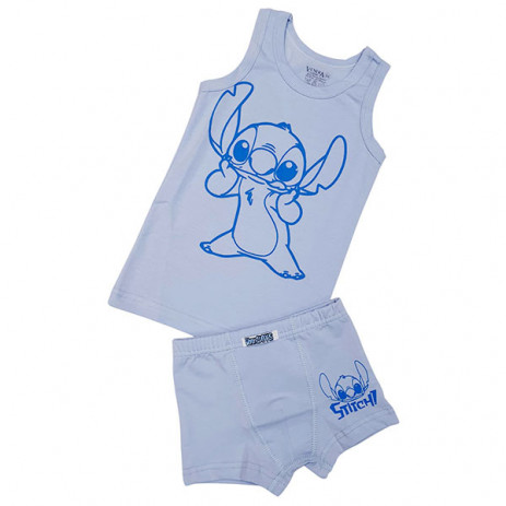 Venera Комплект потник и боксерки памук/ликра STITCH 6302 (3,4,5,6,8 год) от Пакостник