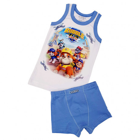 Venera Потник и боксерки памук/ликра PAW PATROL RUBBLE 6346 (2,3,6 год) от Пакостник