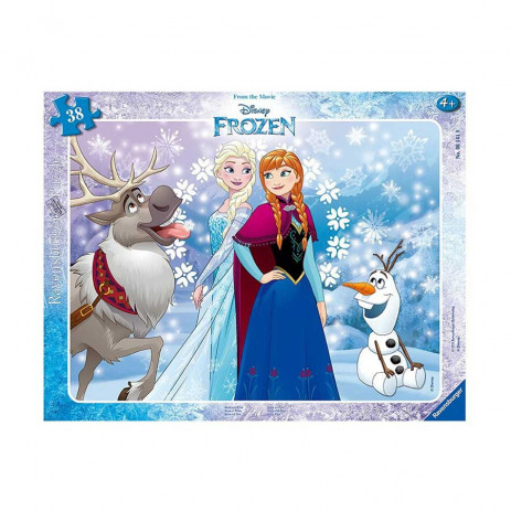 Ravensburger Пъзел 38 ел Замръзналото кралство: Елза и Ана от Пакостник