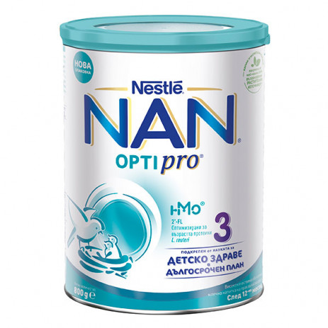 Nestle NAN OPTIPRO 3 HM-O преходно мляко 12-24 мес 800г от Пакостник