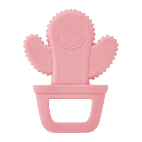 Babyjem Чесалка за зъби КАКТУС 3м+ Розова BJ-628 от Пакостник