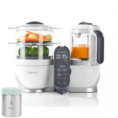 BabyМoov Уред за готвене NUTRIBABY Plus 5 в 1 с термокутия A001117_B3 от Пакостник