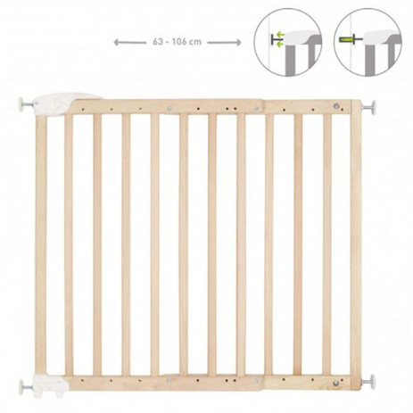 Badabulle Защитна преграда DECO POP 63-106см Натурал B025224 от Пакостник