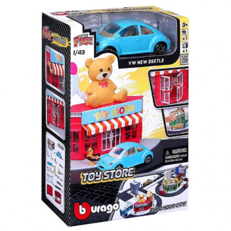 Bburago Junior Street Fire City - Магазин за играчки 1/43 18-31510 от Пакостник