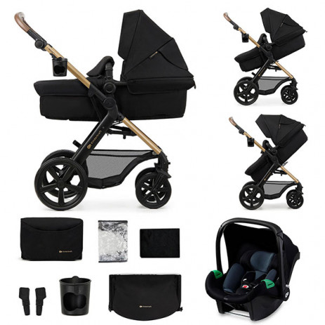 KinderKraft Бебешка количка 3в1 MOOV 2 (до 22 кг) Pure Black от Пакостник
