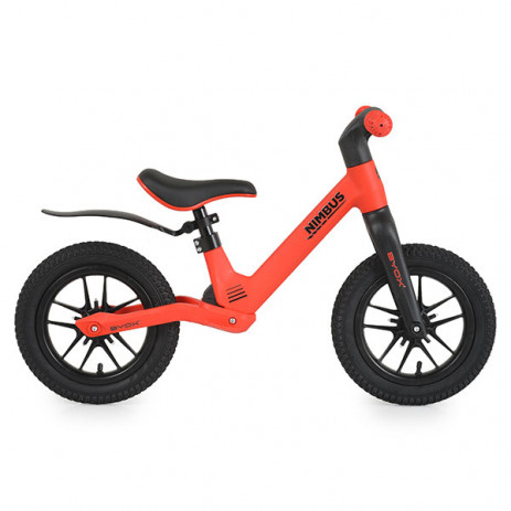 BYOX Баланс колело 12" NIMBUS с въздушни гуми (2-5 год) Candy-Red от Пакостник