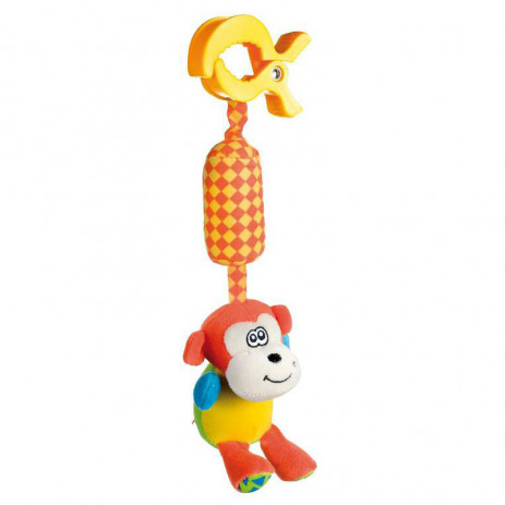 Canpol babies Мека играчка за количка с дрънкалка Маймунка 0м+ 68/009C от Пакостник