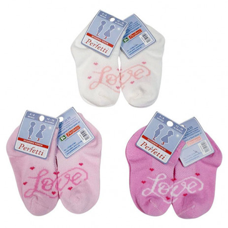 Perfetti Bambini Детски чорапи ТЕРЛИК 6 чифта Love (от 0/6 мес до 11/12 год) от Пакостник