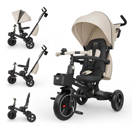 KinderKraft Детска триколка 6в1 SPINSTEP 2 PLUS 9м+ Бежова от Пакостник