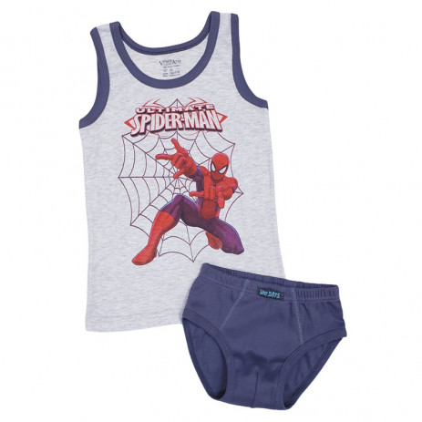 Venera Комплект потник и слип рипс SPIDER-MAN 6270 (6,7,8 год) Графит от Пакостник