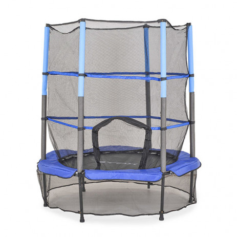 BYOX Детски батут с вътрешна мрежа (140 см / 4,7FT) Син от Пакостник