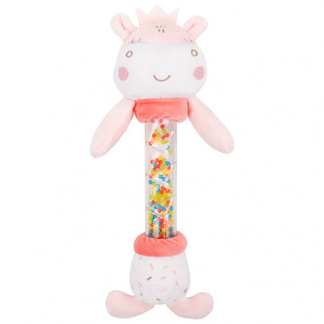 Kikkaboo Мека дрънкалка с топчета 26см HIPPO DREAMS 0м+ от Пакостник
