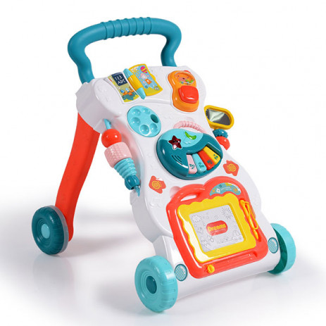 Moni Toys Играчка за прохождане DREAMS с музика и светлини 6м+ Тюркоаз HE0819 от Пакостник