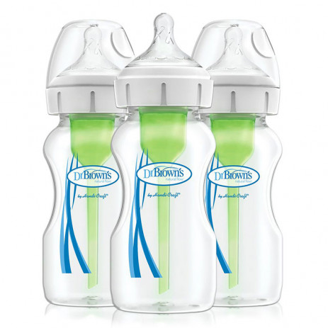 Dr.Brown's Шише 3 броя 270 мл Anti-Colic Options+ широко гърло от Пакостник