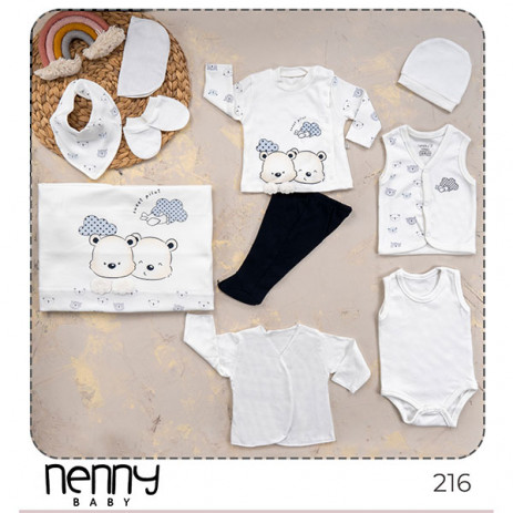 Nenny Baby Комплект за изписване 10 части Мечета от Пакостник