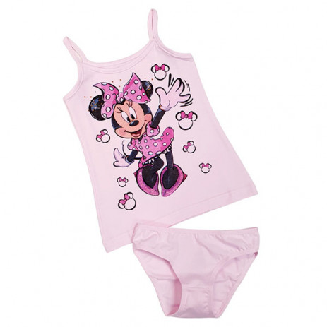 Venera Комплект потник и бикини MINNIE 7368 (8 год) Розов от Пакостник