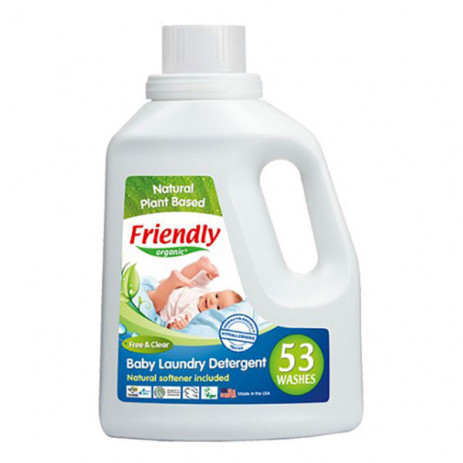 Friendly Organic Концентриран гел за пране с омекотител без аромат 1.57л FR.00416 от Пакостник