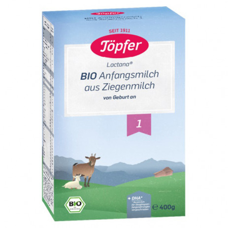 Töpfer Lactana Bio 1 Козе мляко за кърмачета 0м+ 400г от Пакостник