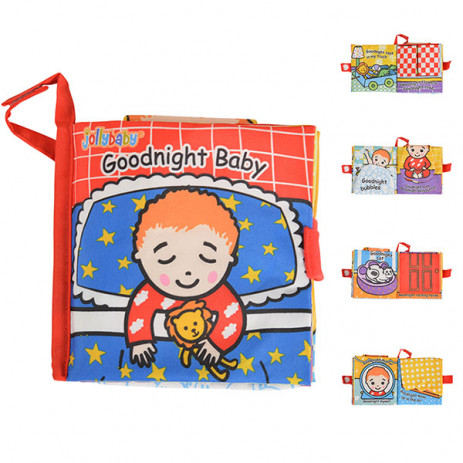 Jollybaby Мека МОНТЕСОРИ книжка 0м+ GOOD NIGHT 8332 от Пакостник