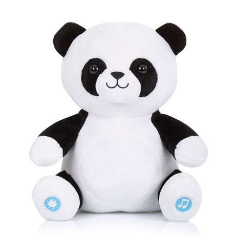 Chipolino Успокояваща плюшена играчка с лампа и музика ПАНДА от Пакостник