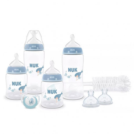 Nuk First Choice Комплект за новородено 8 части Perfect Start Temperature Control Син от Пакостник