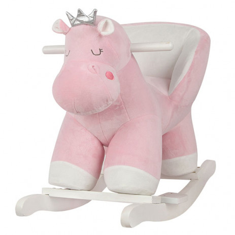 Kikkaboo Мека люлееща играчка със седалка 12м+ HIPPO от Пакостник