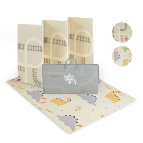 Moni Toys Двустранен сгъваем термо килим 150 х 200 Urban Traffic от Пакостник