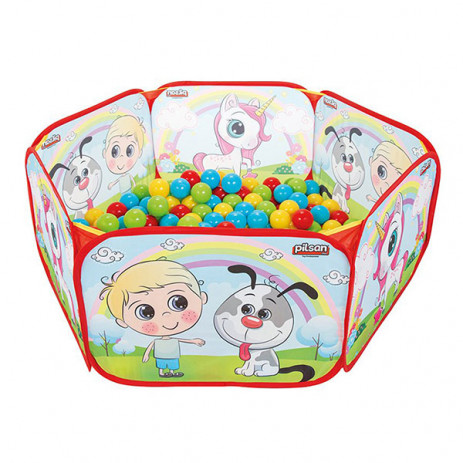 Pilsan Сгъваем басейн с топки (6см 200бр) 12м+ 06413 от Пакостник