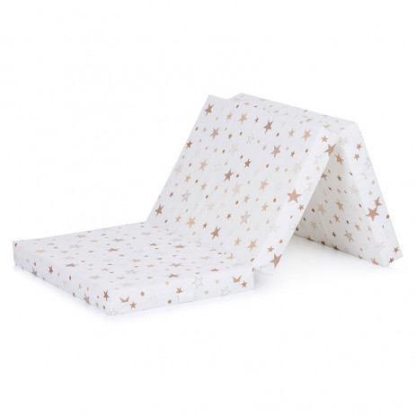 Chipolino Сгъваем матрак 60/120 Бял/Бежови звезди от Пакостник