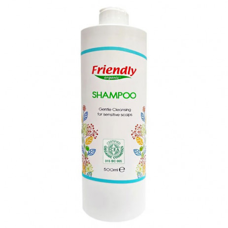 Friendly Organic Шампоан за възрастни с органичен овес 500 мл FR.00102 от Пакостник