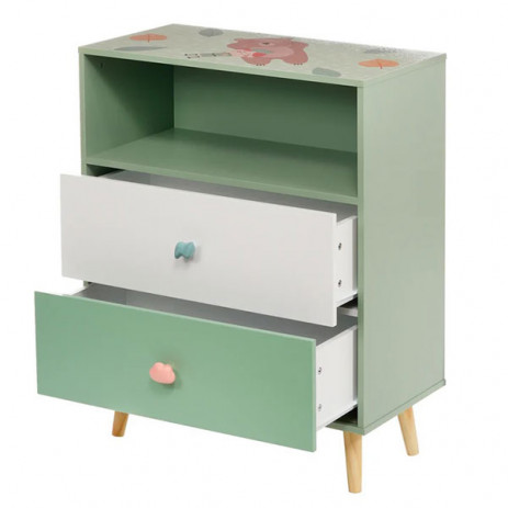Ginger Home Детски дървен шкаф за дрехи и играчки FOREST (3 год+) TF6821 от Пакостник
