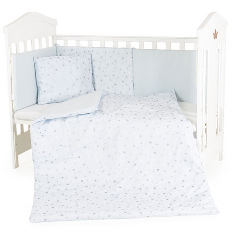 Moni Спален комплект 6 части 120х60 NOOK Blue stars от Пакостник