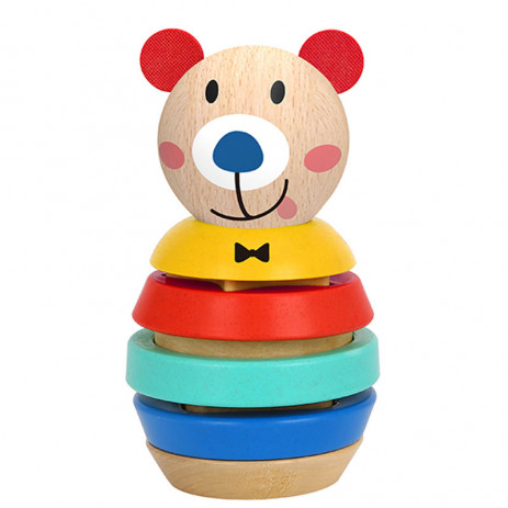 TOOKY TOY Дървена играчка сортер BEAR 12м+ TF187 от Пакостник