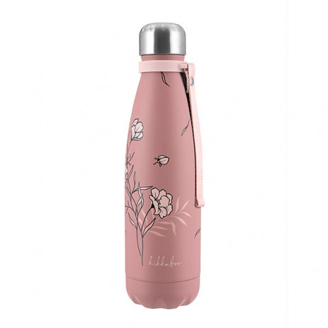 Kikkaboo Термобутилка 500 мл Flora Blush от Пакостник