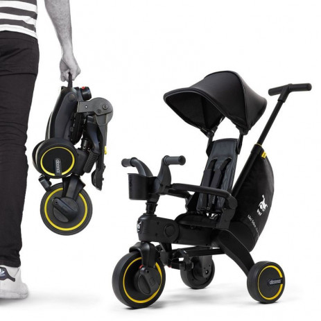 Doona Сгъваема триколка LIKI TRIKE S5 Midnight Black Limited от Пакостник
