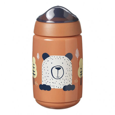 Tommee Tippee Неразливаща се чаша с твърд накрайник 390 мл 12м+ Оранжева TT.0228 от Пакостник