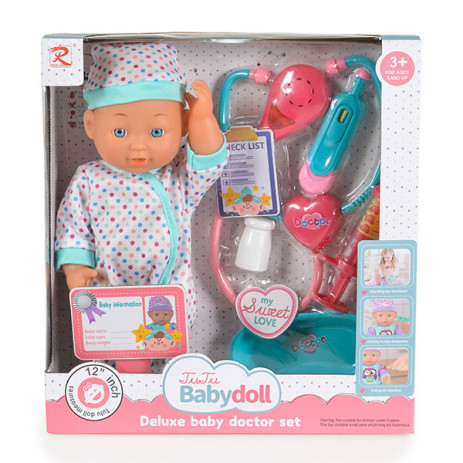Tutu Love Кукла 31 см със стетоскоп със звук DOTTS 6819 от Пакостник