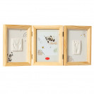 Отпечатък за ръчичка и краче DOUBLE FRAME WOODEN TL.1005.001