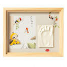 Рамка за отпечатък на краче или ръчичка със снимка Simple Frame Wooden TL.1006.001