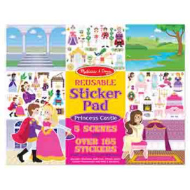 Melissa & Doug Стикери за многократна употреба ЗАМЪК ПРИНЦЕСИ