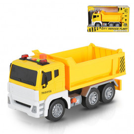 Moni Toys 1:12 Самосвал 30 см (звук и светлини) Жълт 810A