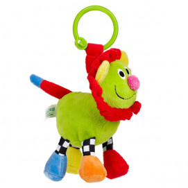 Canpol babies Мека дрънкаща играчка CRAZY ANIMALS 0м+ Лъвче 2/284C