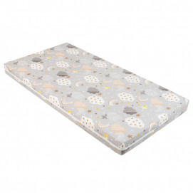 Kikkaboo Матрак FANTASIA Plus 60 х 120 х 8 см Clouds Grey
