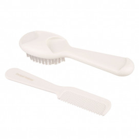 Canpol babies Комплект четка и гребен 0м+ Бял 56/160